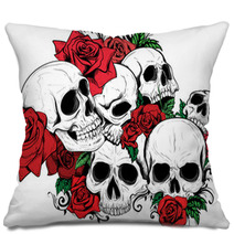 Teschi Con Rose Pillows 108996181