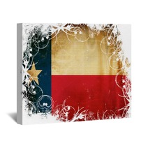 Texan Flag Wall Art 58462899