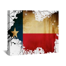 Texan Flag Wall Art 58462900