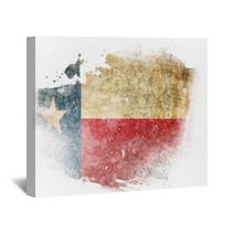 Texan Flag Wall Art 58462920
