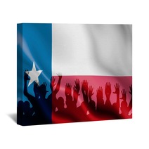 Texan Flag Wall Art 8458987