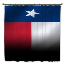 Texan Flag Waving In The Wind Bath Decor 10219947