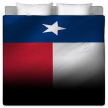 Texan Flag Waving In The Wind Bedding 10219947