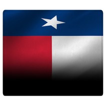 Texan Flag Waving In The Wind Rugs 10219947