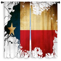 Texan Flag Window Curtains 58462900