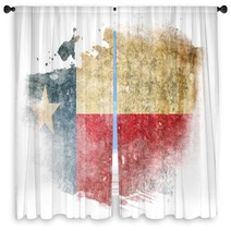 Texan Flag Window Curtains 58462920