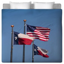 Texas And American Flags Bedding 25368467