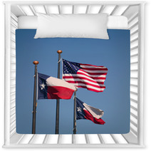 Texas And American Flags Nursery Decor 25368467