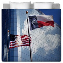 Texas And US Flags Bedding 28138719