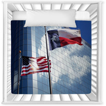Texas And US Flags Nursery Decor 28138719