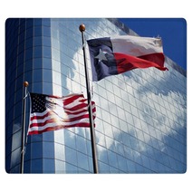 Texas And US Flags Rugs 28138719