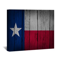 Texas Grunge Background Wall Art 58478392