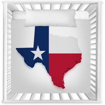 Texas Map 3d Shape Nursery Decor 45401286