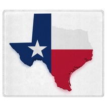 Texas Map 3d Shape Rugs 45401286