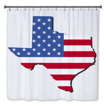 Texas Map Flag Bath Decor 15186617