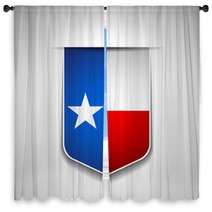 Texas Sign Window Curtains 55680434