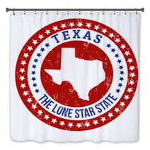 Texas Stamp Bath Decor 59247027
