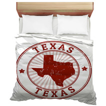 Texas Stamp Bedding 55630889