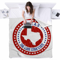 Texas Stamp Blankets 59247027