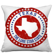 Texas Stamp Pillows 59247027