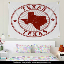 Texas Stamp Wall Art 55630889