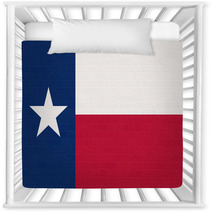 Texas State Flag On Brick Wall Nursery Decor 59425005
