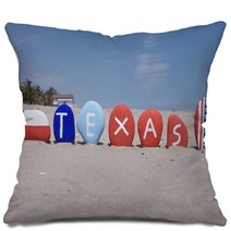 Texas, State Of USA On Colourful Stones Pillows 41538943