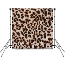 Texture Of Print Fabric Striped Leopard Backdrops 79496236