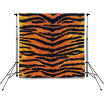 Texture Of Tiger Fabric Stripes Backdrops 68171830