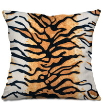 Texture Of Tiger Leather Pillows 66262125