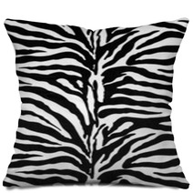 Texture Of Zebra Skin Pillows 66786509