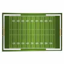 Textured Grass American Football Field Rugs 55757786