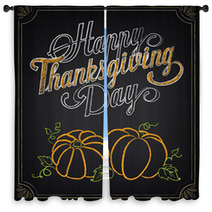 Thanksgiving Day Window Curtains 57468255