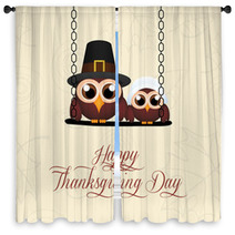 Thanksgiving Day Window Curtains 68508254