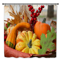 Thanksgiving Harvest Basket Bath Decor 4637865