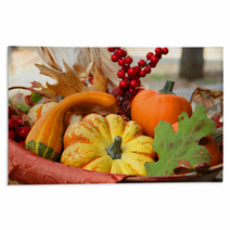 Thanksgiving Harvest Basket Rugs 4637865