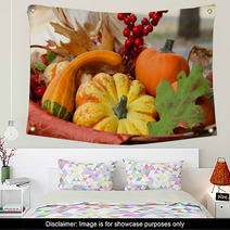 Thanksgiving Harvest Basket Wall Art 4637865