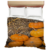 Thanksgiving Pumpkins Background Bedding 68958511