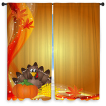 Thanksgiving Window Curtains 57099718