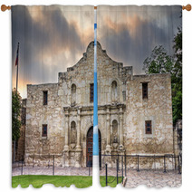 The Alamo, Asn Antonio, TX Window Curtains 52575329