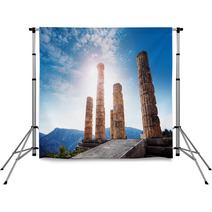 The Ancient Greek Temple Of Apollo Daylight Backdrops 67677438
