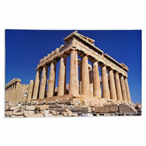 The Ancient Parthenon, The Acropolis, Athens, Greece Rugs 57594287