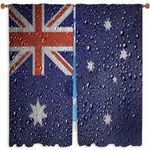 The Australian Flag Window Curtains 46534629
