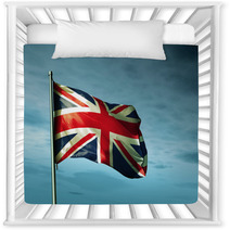 The British Flag Waving On The Wind Nursery Decor 65883647