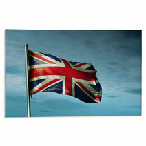 The British Flag Waving On The Wind Rugs 65883647