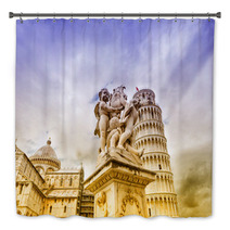 The Cathedral And Leaning Tower In Pisa Bath Decor 65730003