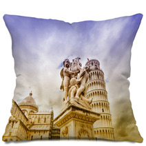 The Cathedral And Leaning Tower In Pisa Pillows 65730003