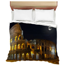 The Colosseum, Rome.  Night View Bedding 34411924