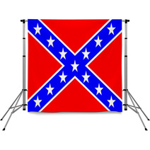 The Confederate Flag. Very Bright Colors. Backdrops 66709366