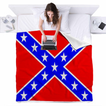 The Confederate Flag. Very Bright Colors. Blankets 66709366